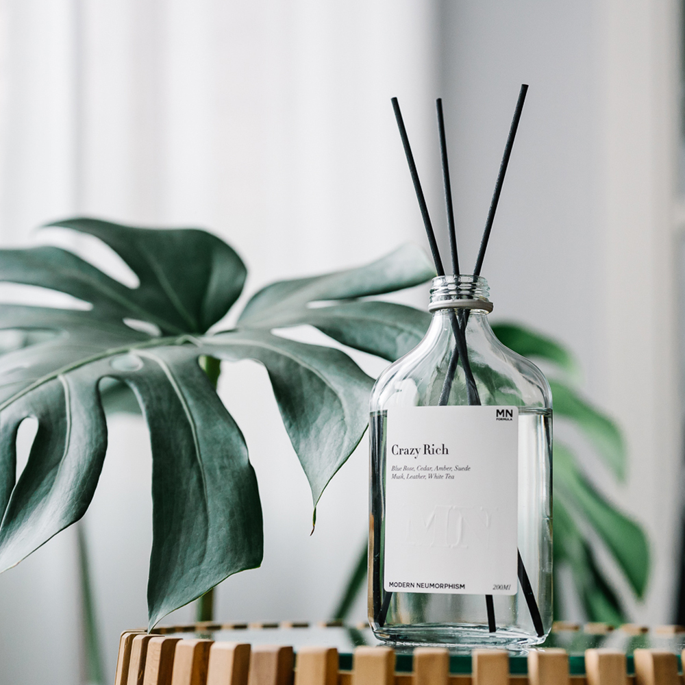 MN FORMULA 香氛 擴香 藍玫瑰、白茶、雪松、琥珀、麝香、麂皮