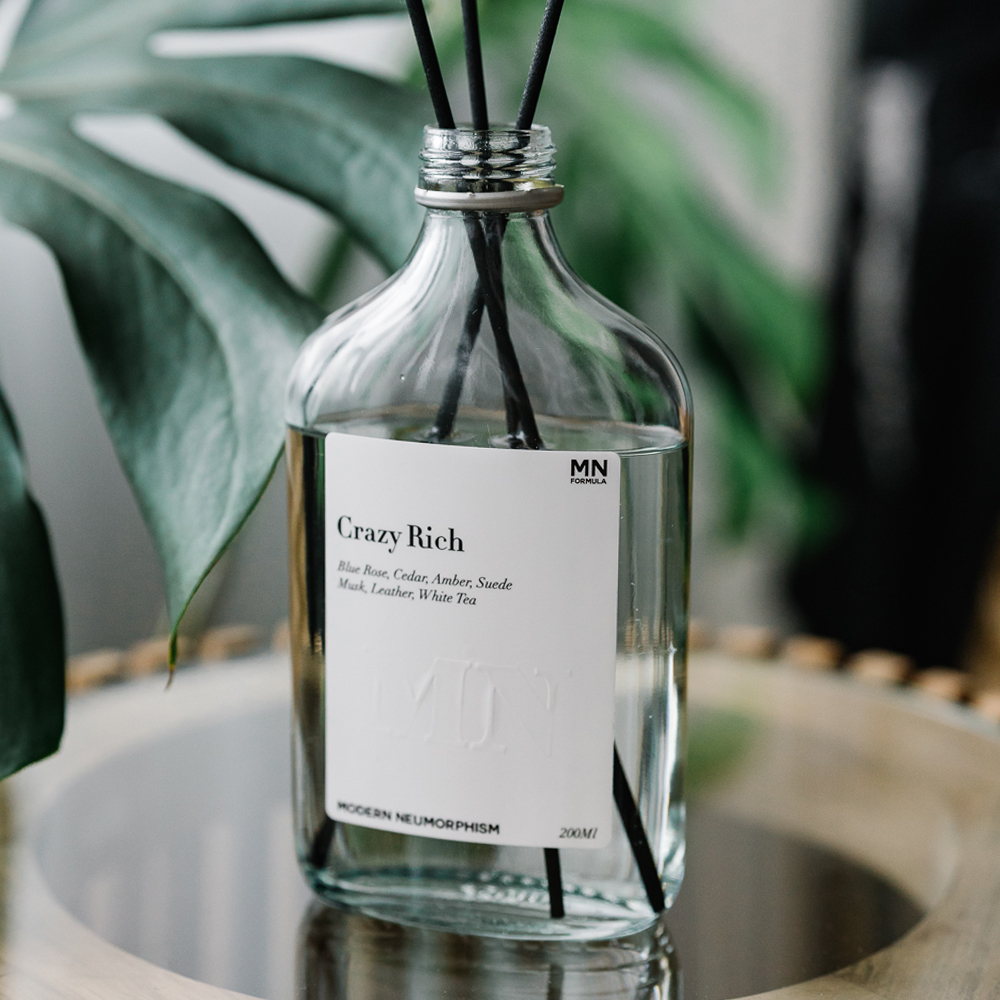 MN FORMULA 香氛 擴香 藍玫瑰、白茶、雪松、琥珀、麝香、麂皮