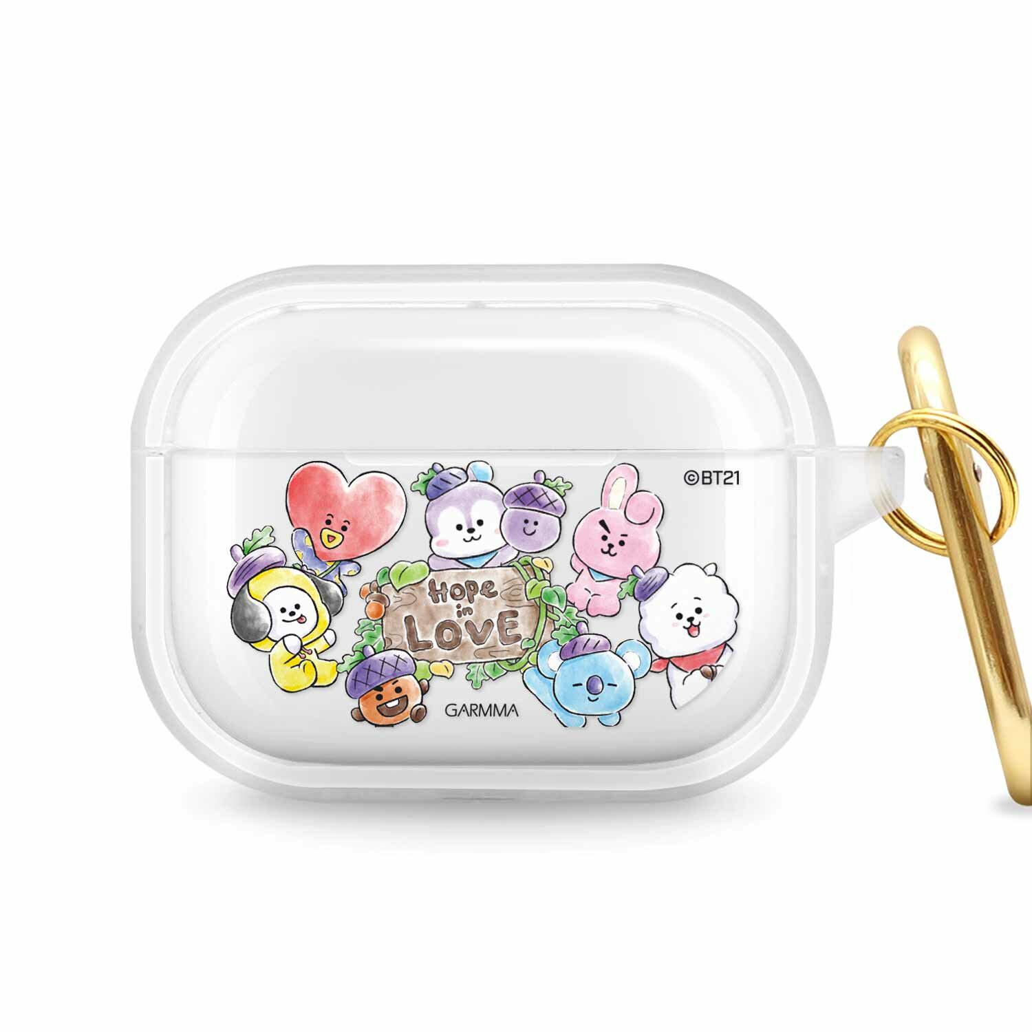 宇宙明星BT21 for AirPods Pro/ Pro2 無線耳機保護套 Hope in Love