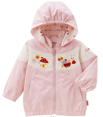 MH 兔子甜蜜花園風衣