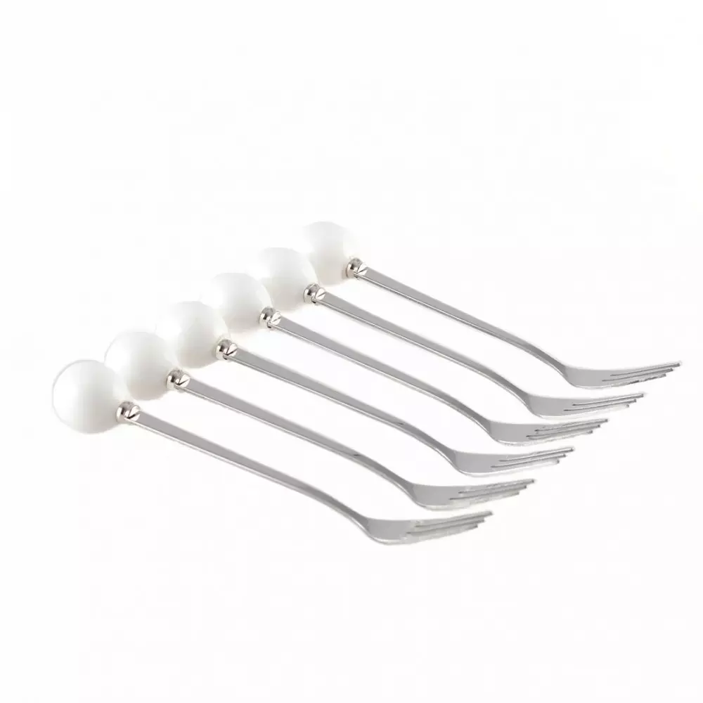 AULICA｜珍珠甜點叉(6入)