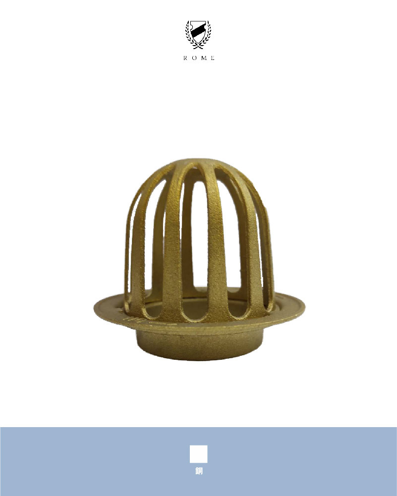 銅高腳屋上落水頭(TC3519)