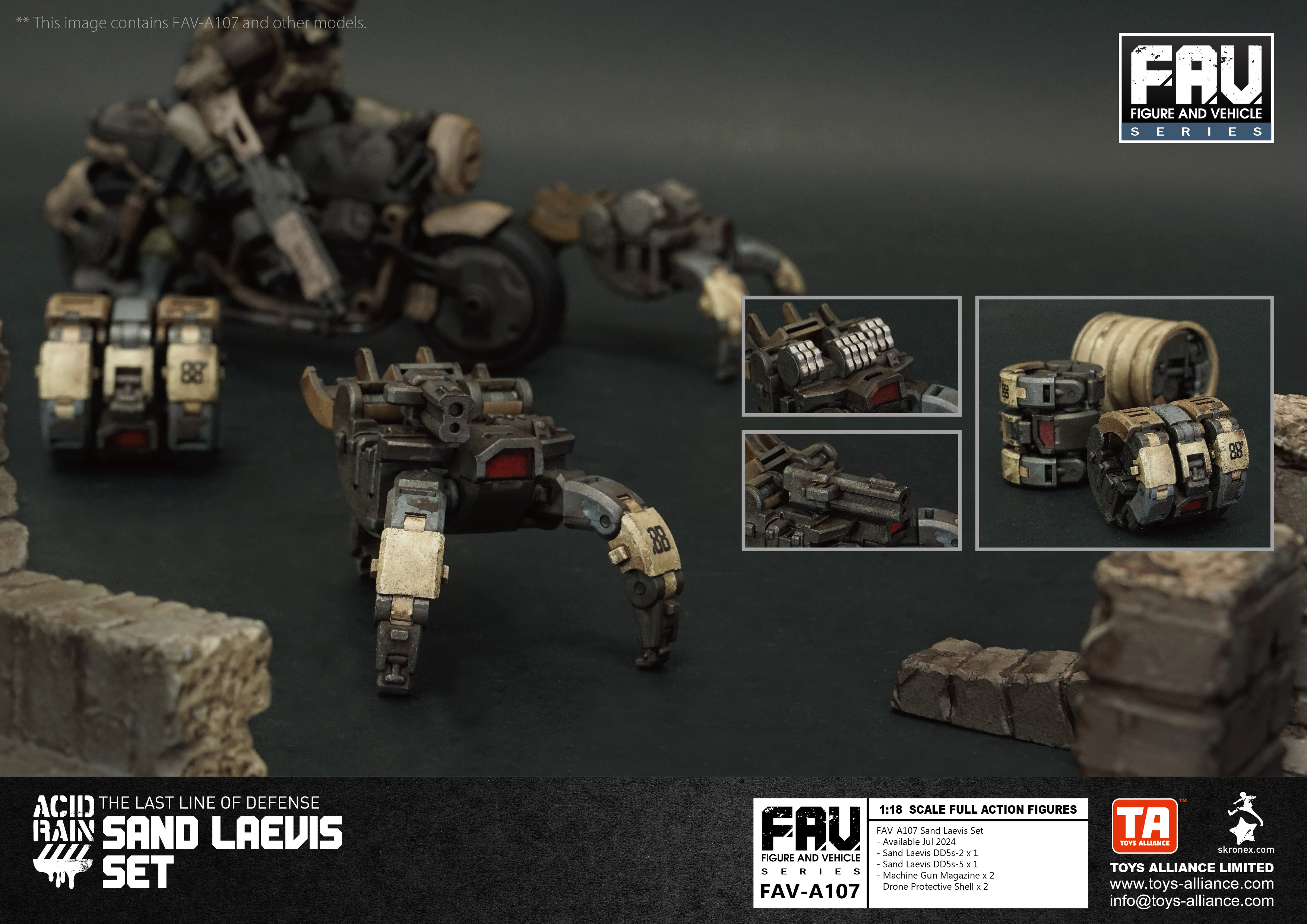 Toys Alliance Acid Rain FAV-A107 沙地鼠婦套裝