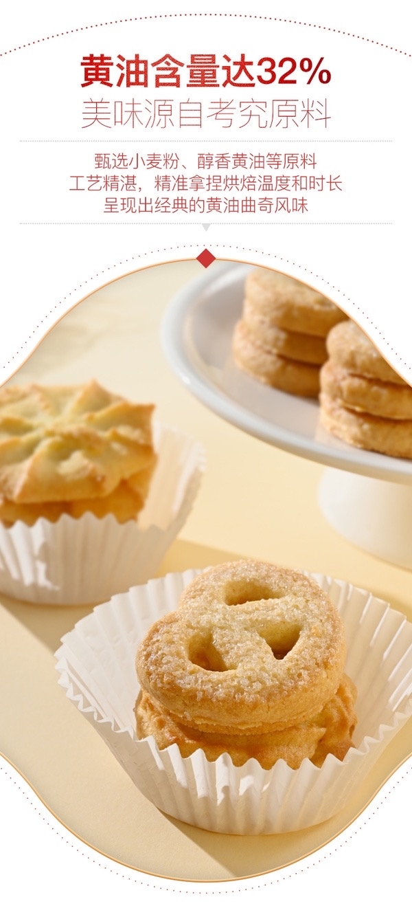 山姆 丹麥進口牛油曲奇1.6kg