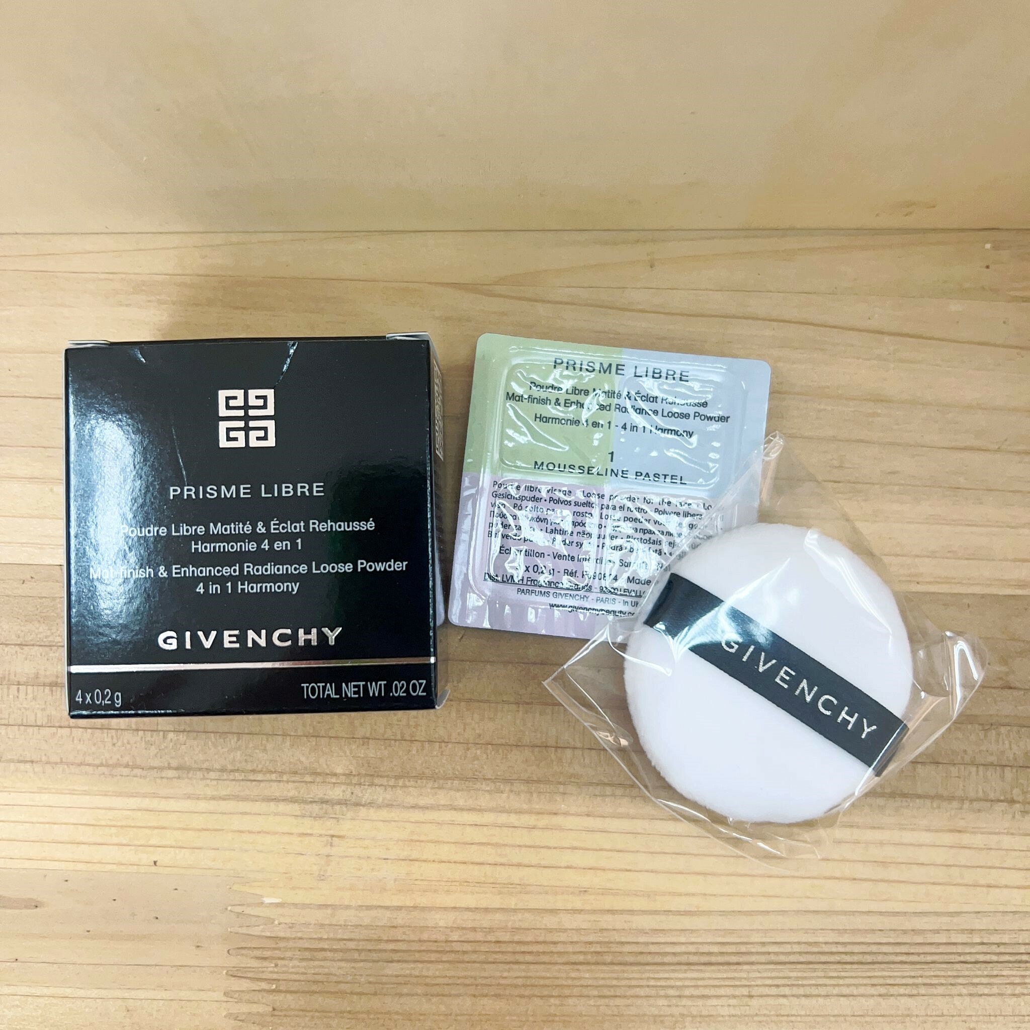 GIVENCHY 高級訂製稜鏡四色蜜粉 0.2g #1