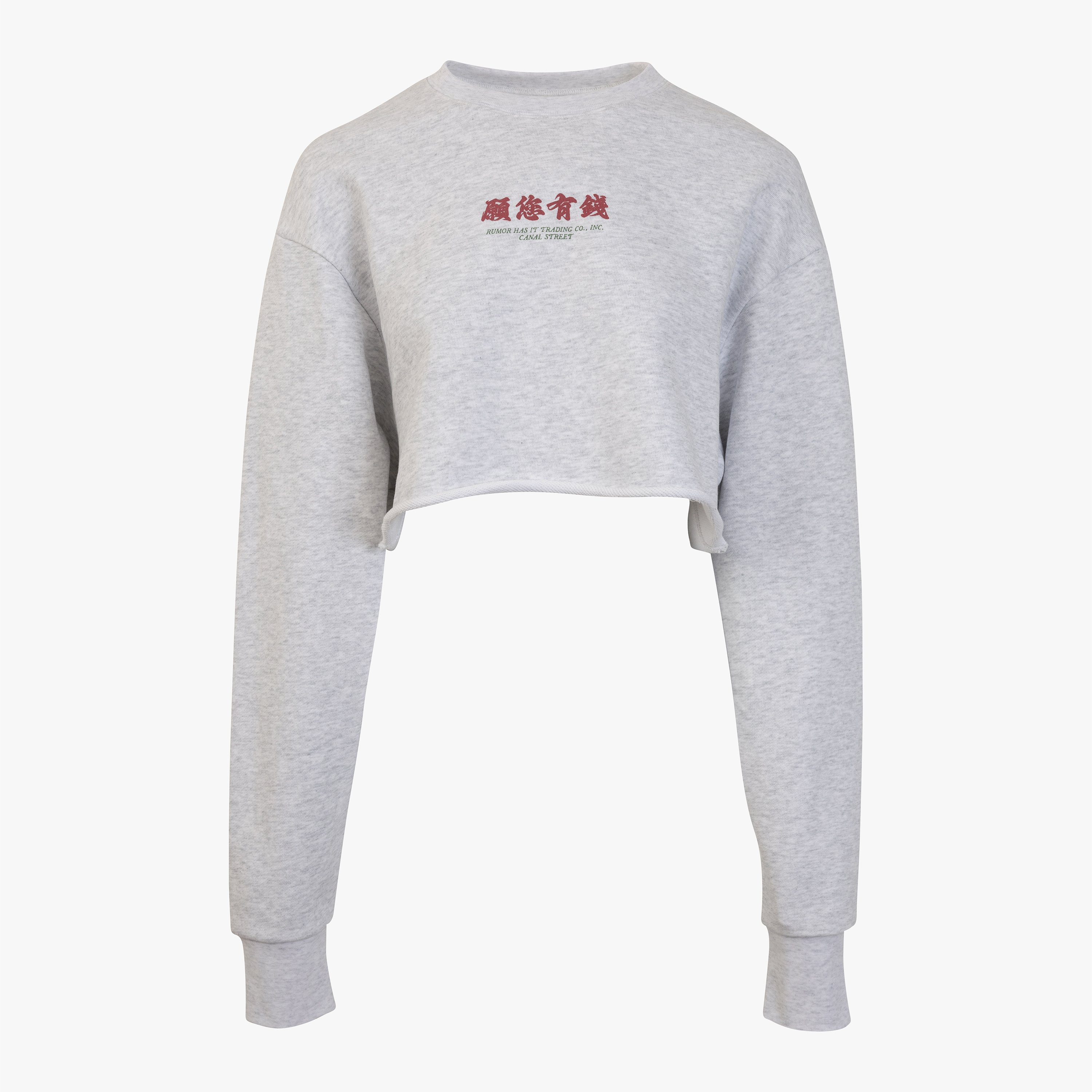 Hope You Get Rich Crop Sweatshirt