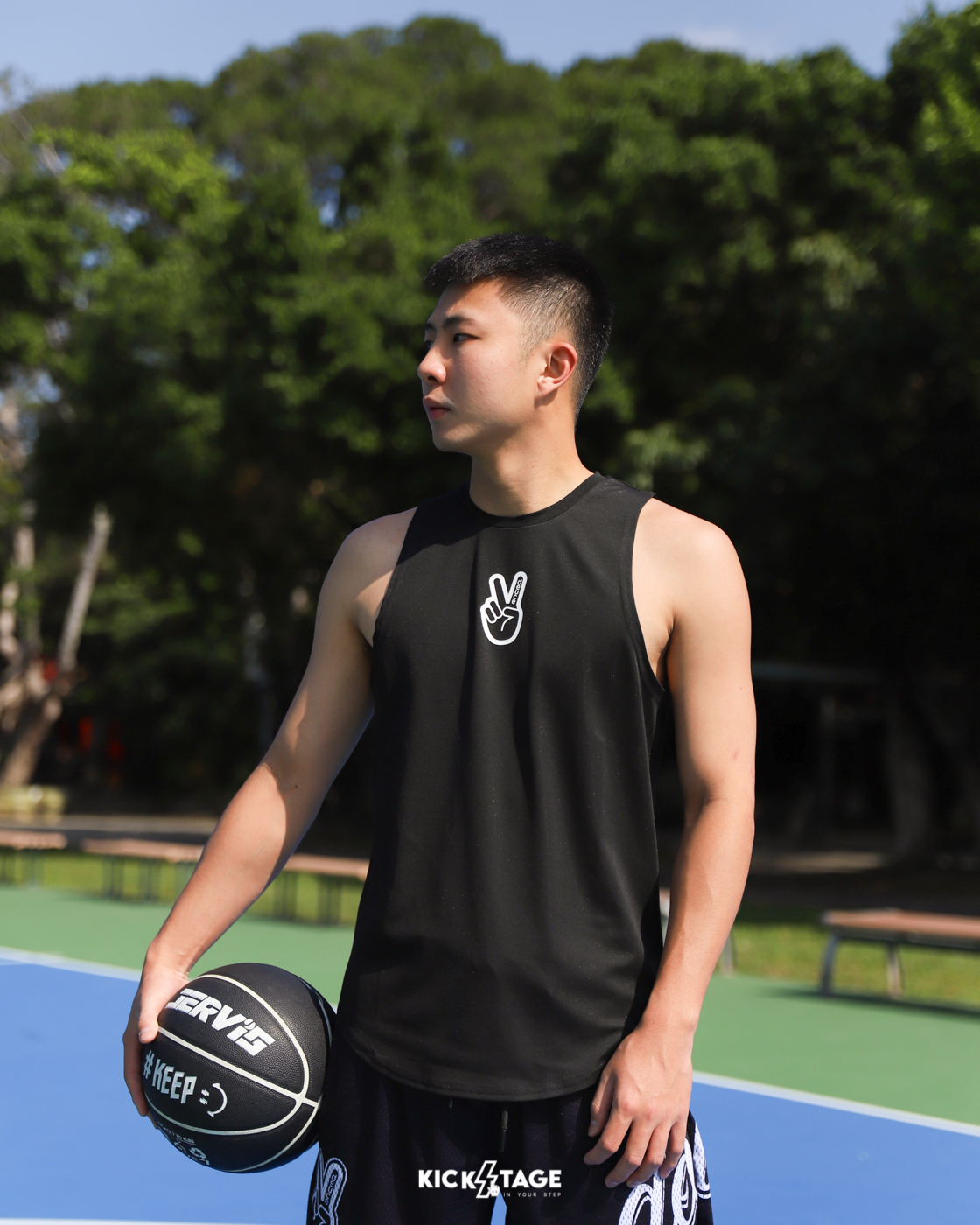[售出無退換]男女款 DEUCE BRAND ATHLETIC CUT OFF SHIRT 黑色 白色 運動 訓練 背心【DE020】ABshorts