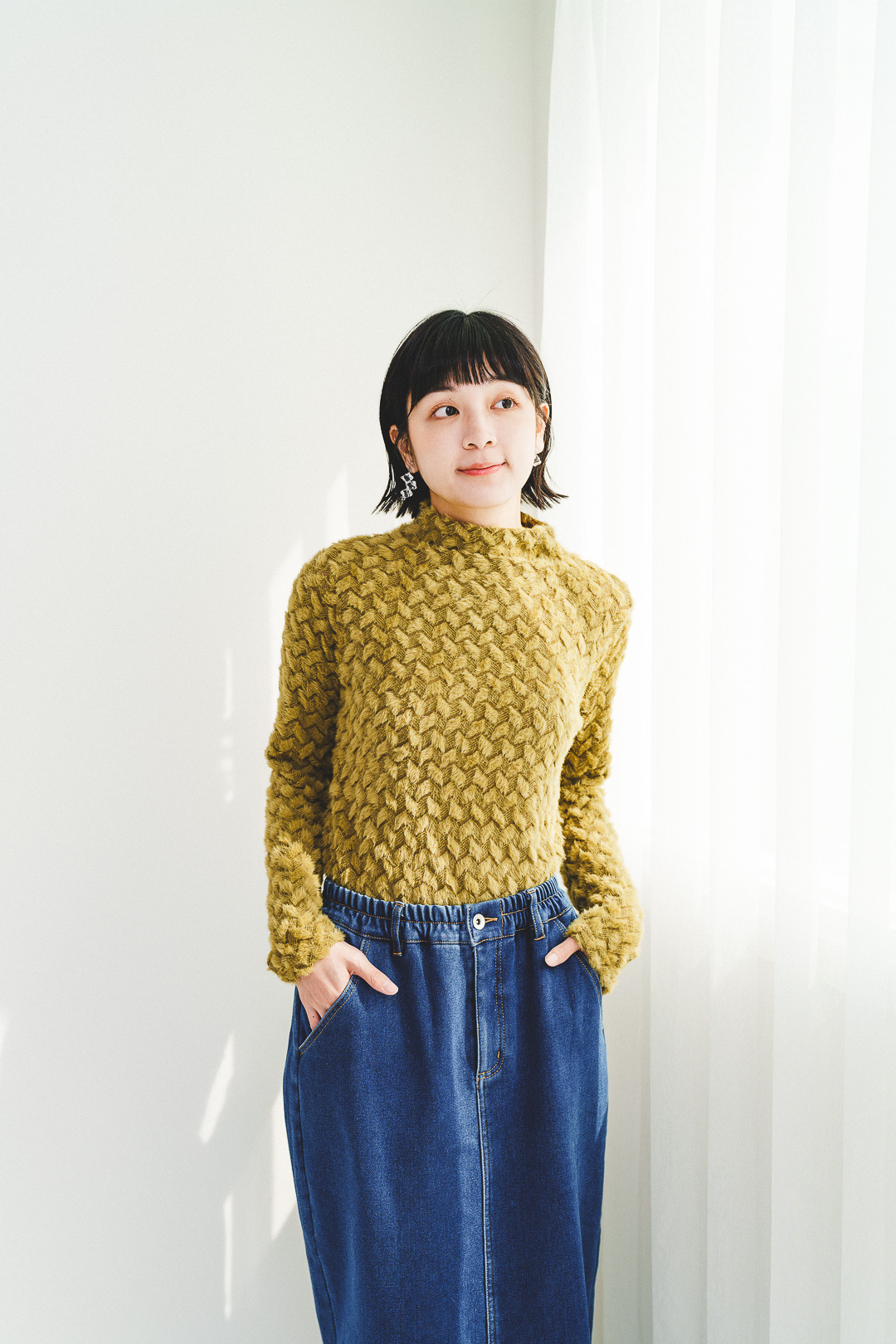 (限量)西西里漫花！菱形波浪紋上衣(三色-柳苗)