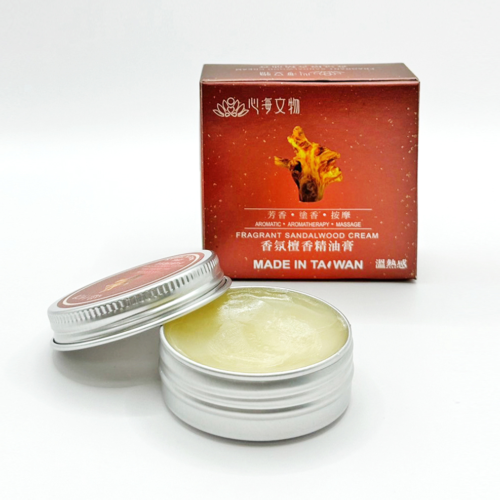 安欣二姑生技 - 心海文物香氛檀香精油膏30ml