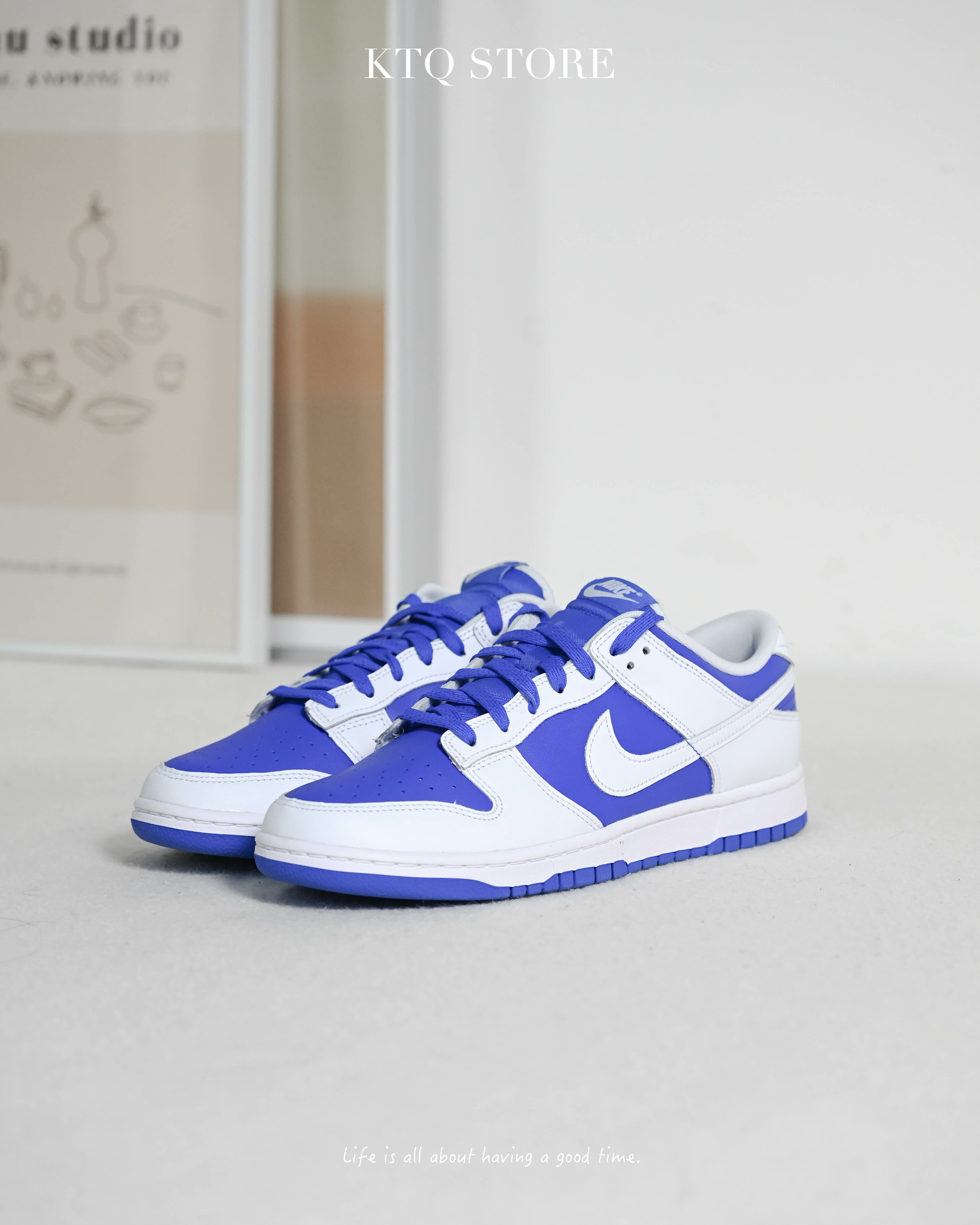 KTQ STORE ‧ Nike Dunk Low Racer Blue White 白藍 DD1391-401