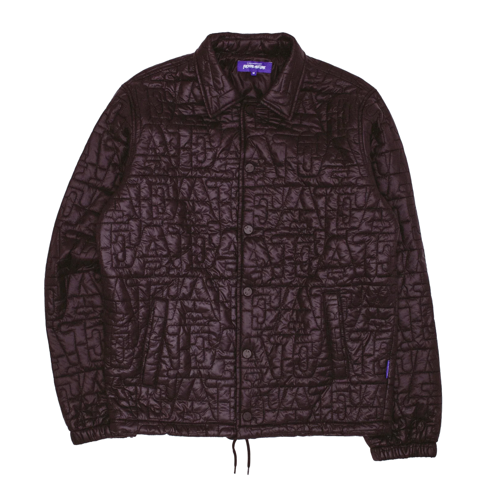 【車庫服飾】FUCKING AWESOME QUILTED COACHED JACKET / 絎縫教練夾克