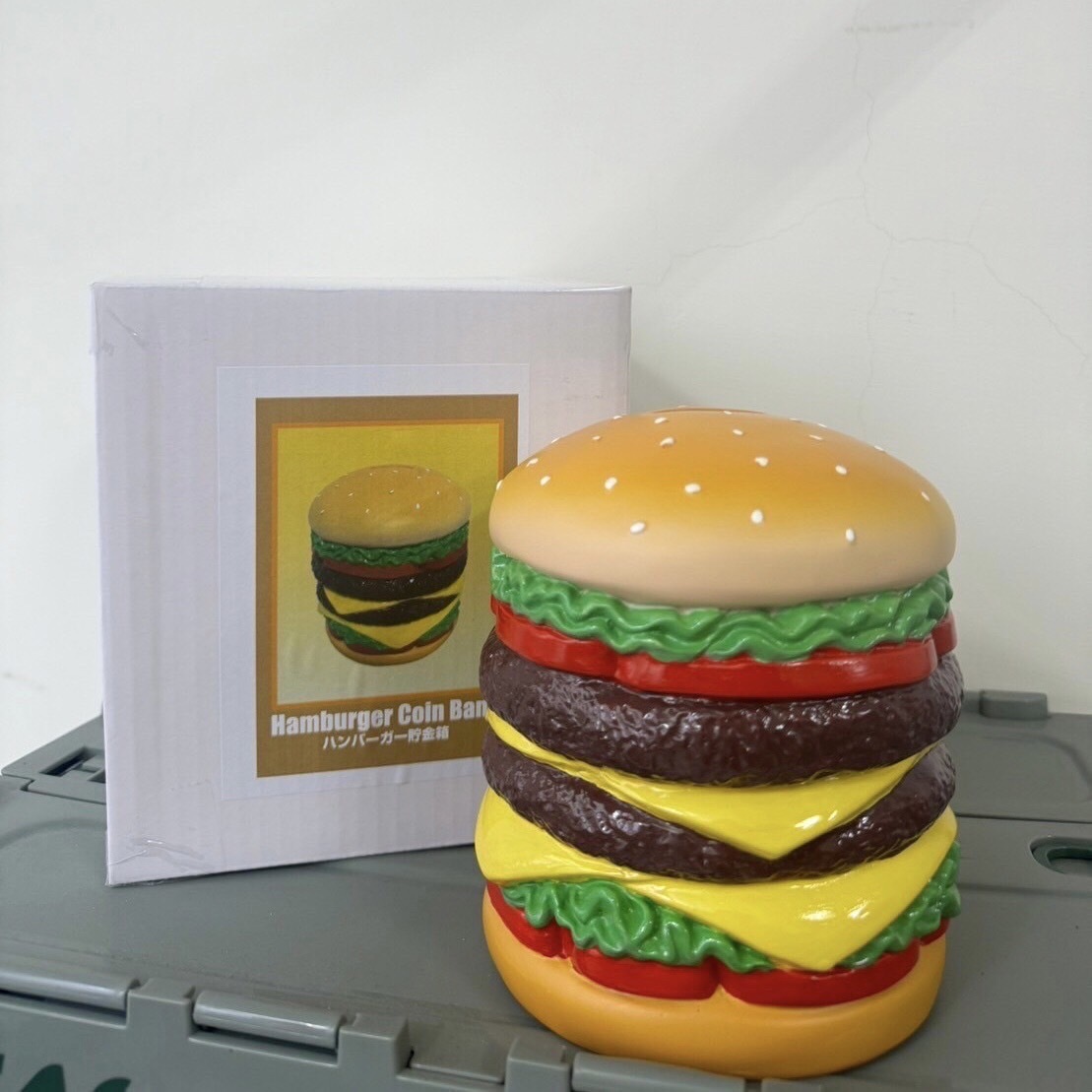 日本大麥克漢堡造型存錢筒