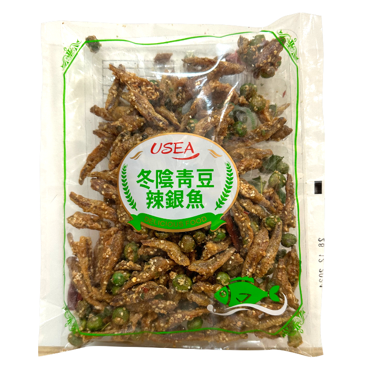 好食到癲！泰國冬陰辣銀魚【花生／青豆】（超微辣●零味精）