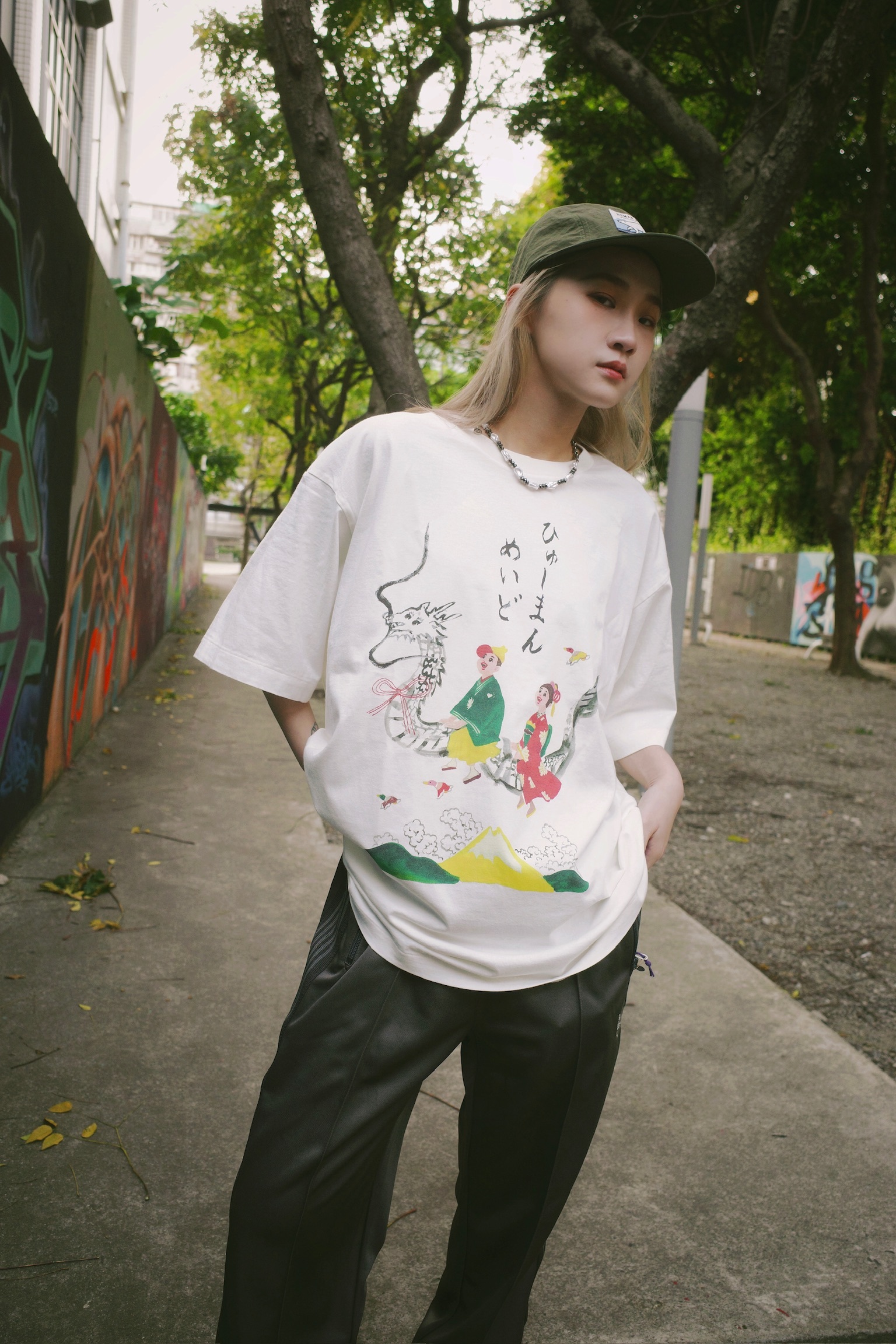 <快速出貨>HUMAN MADE x KEIKO SOOTOME 五月女插畫家聯名系列 龍新年1月 短踢