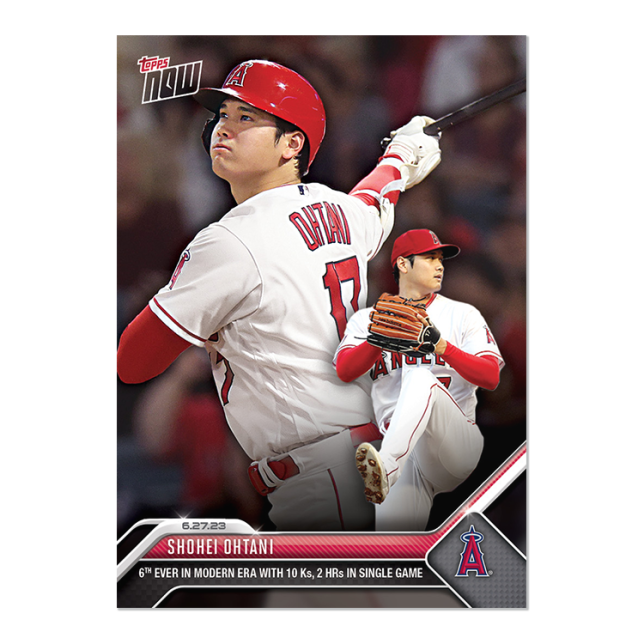 大谷翔平 2023 Topps NOW 球員卡 Card 505
