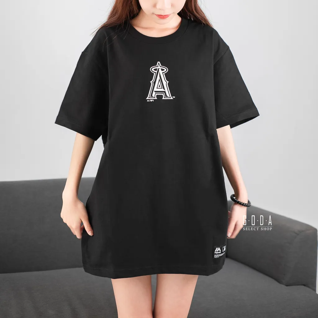 Majestic 大谷翔平 Shohei Ohtani 天使隊 設計款 背號Tee 黑色 6930239-017