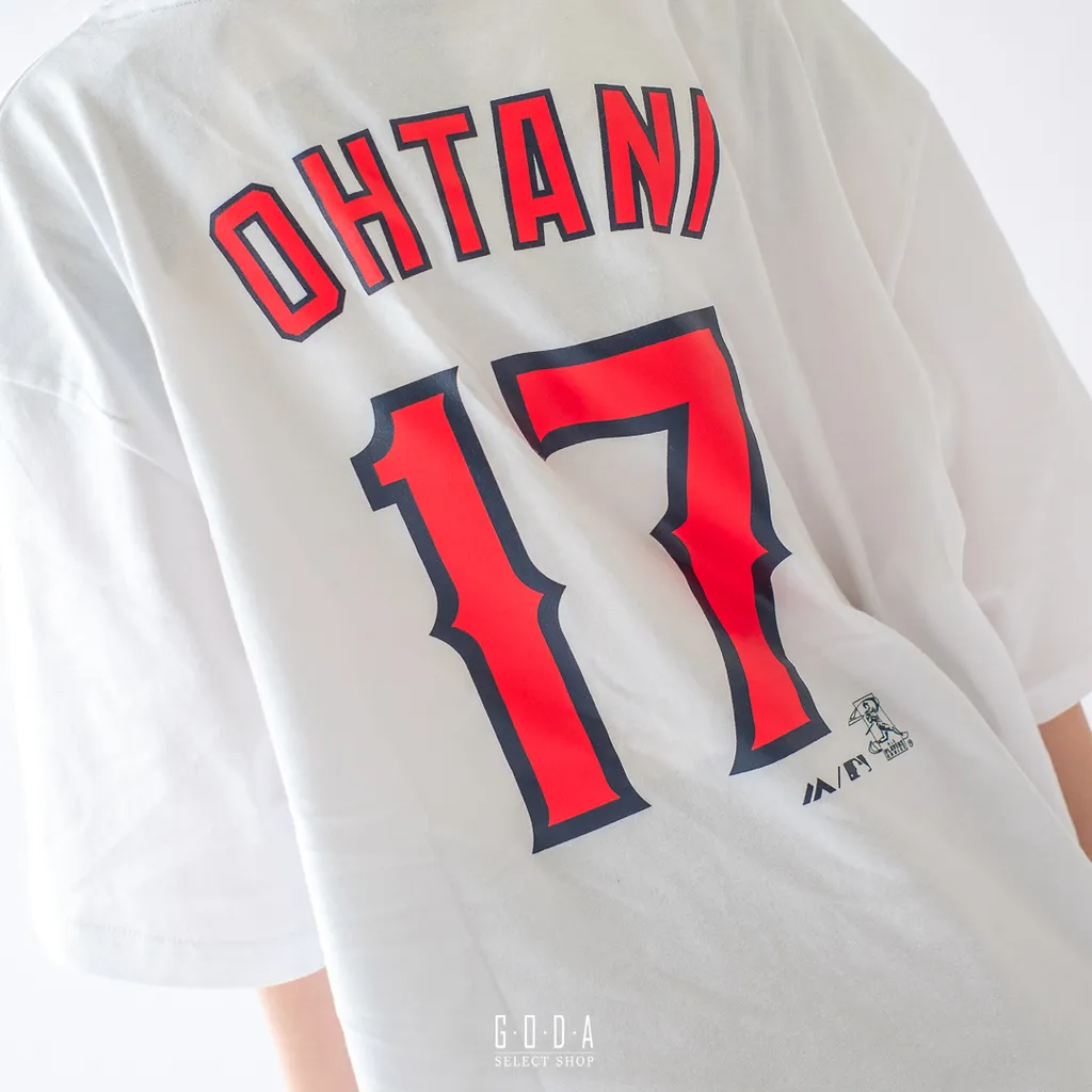Majestic 大谷翔平 Shohei Ohtani 天使隊 背號Tee 白色 6760217-800
