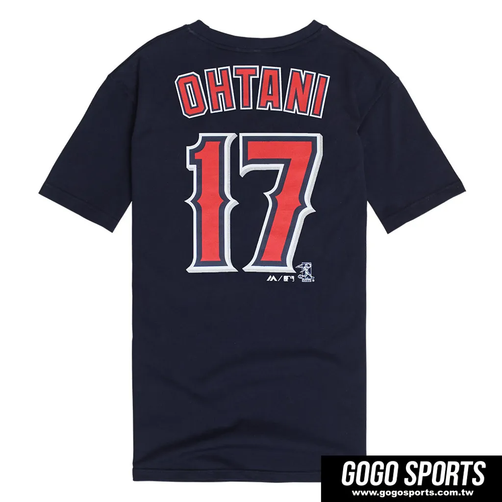 Majestic 大谷翔平 Shohei Ohtani 天使隊 背號Tee 深藍色 6760217-580