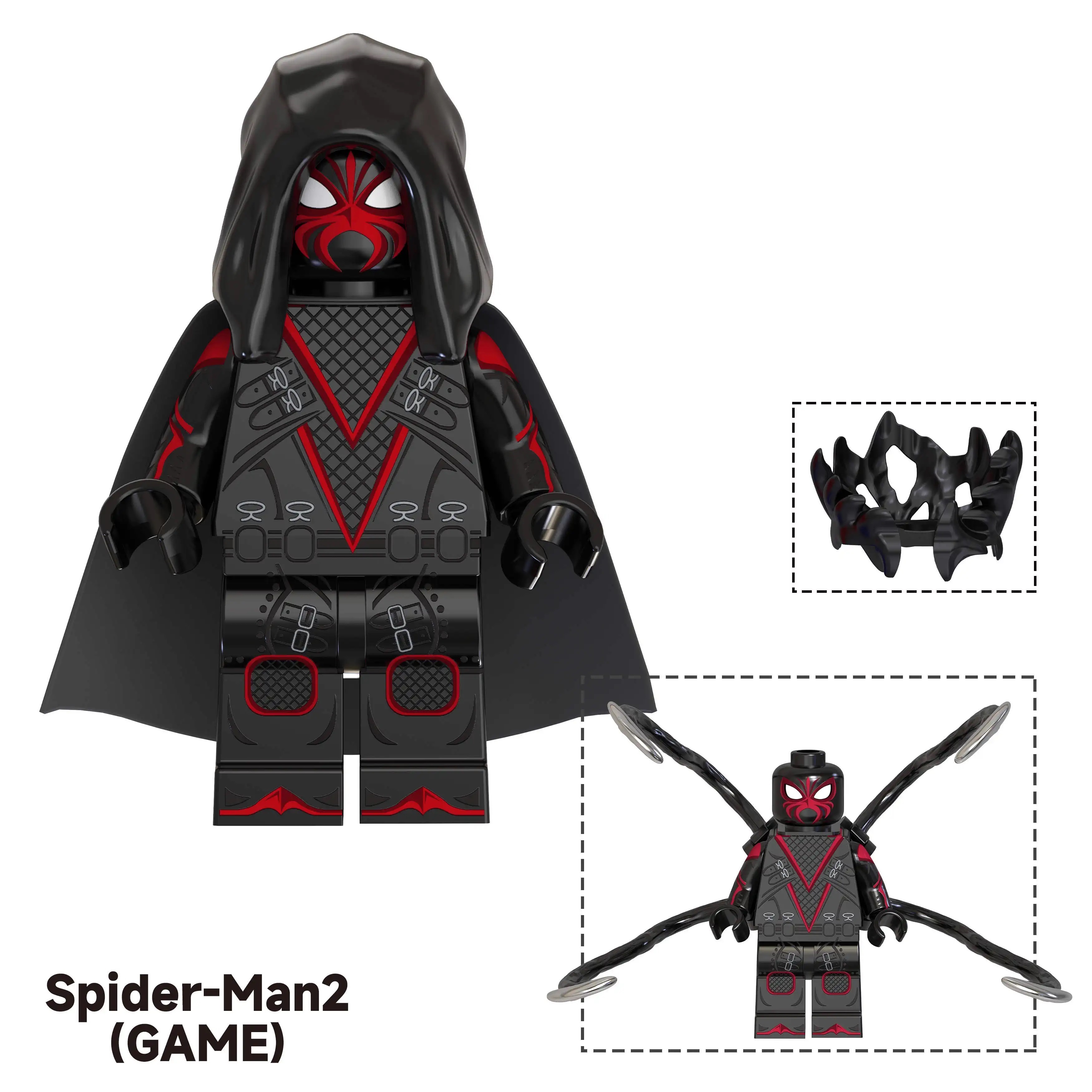 Spider-Man Spiderman Custom Marvel Super Heroes Minifigs Minifigures Fit Lego TV1032