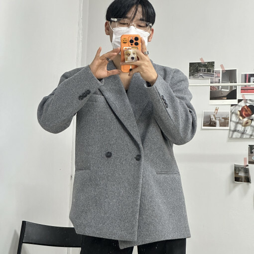 Mainer雙褶雙排扣西裝外套