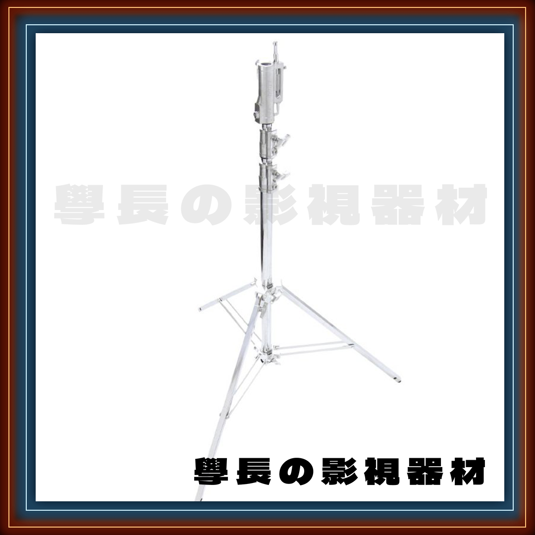 ［台中租賃服務］二節白鐵重型腳架 萬腳 台中 燈光 租借 租賃 器材 學長影視