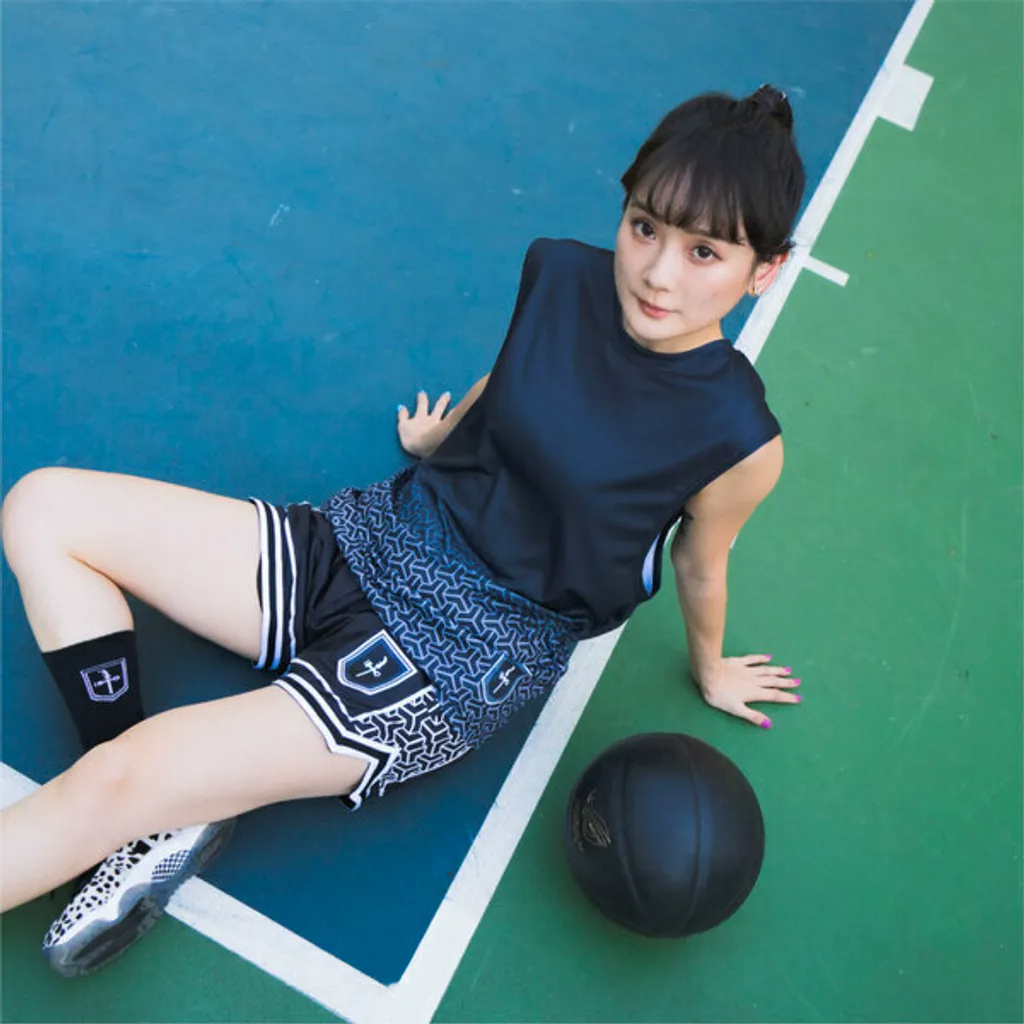 EMC Shield Patterned Basketball Shorts (Black) 盾牌圖騰球褲 黑色