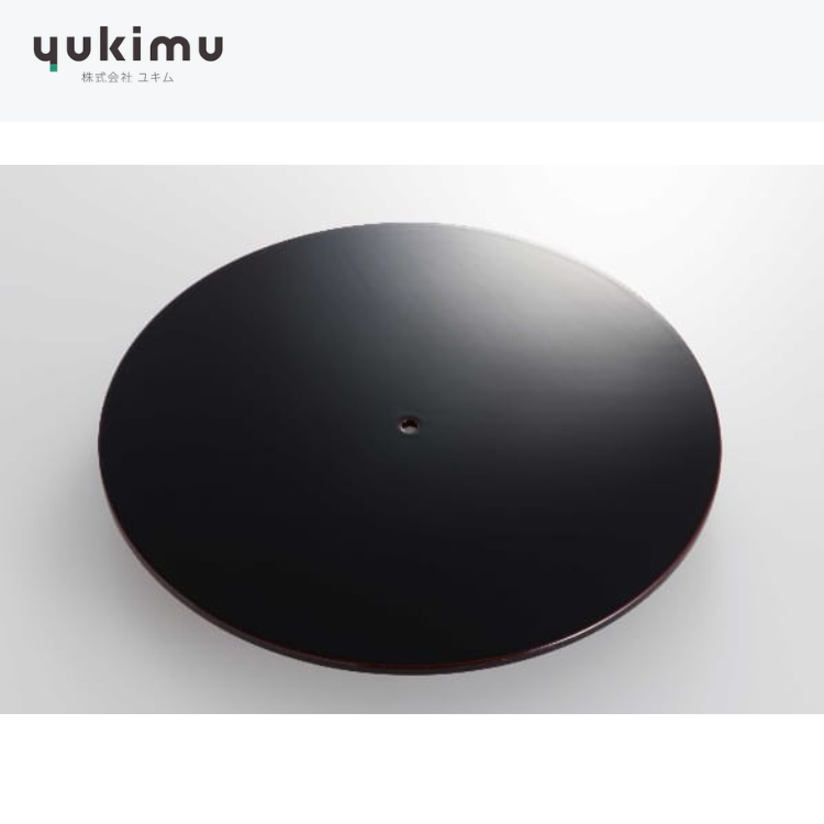 YUKIMU Urushi Turntable Mat "KokurinURUSHI"