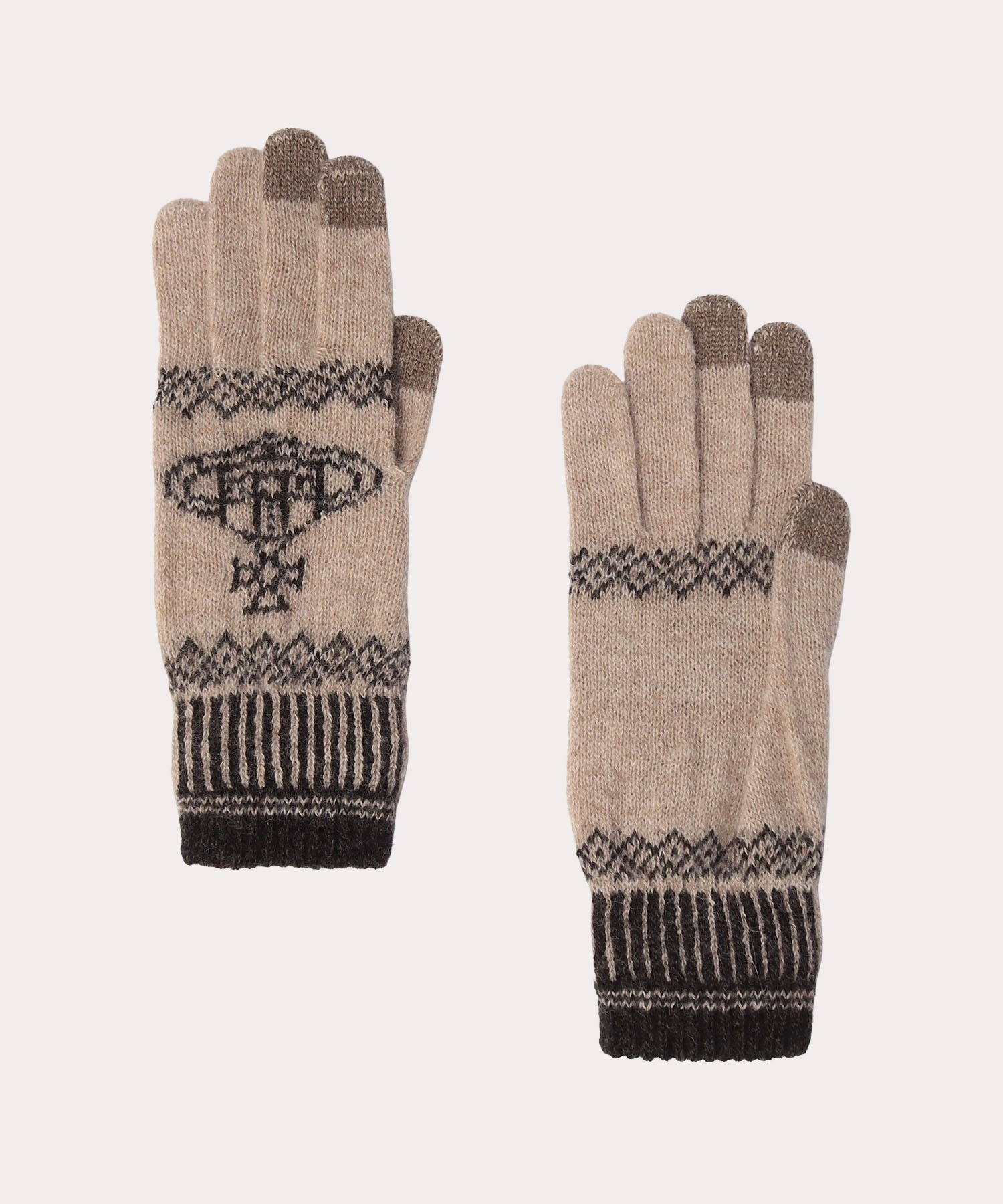 現貨┃日本製 Vivienne Westwood 觸控 手套 羊毛 羊駝毛 保暖