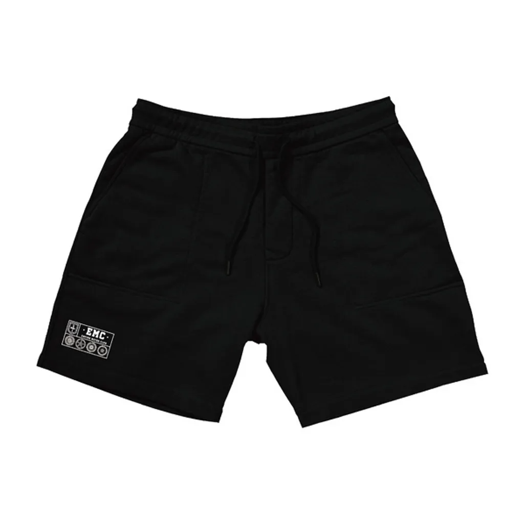 EMC Classic Wheels Shorts (Black) 黑色 休閒復古 棉短褲 EMCC43
