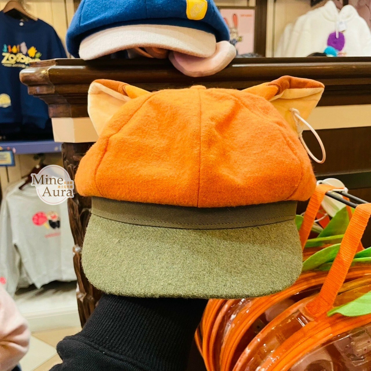 童心系列 胡尼克 Nick 立體耳朵造型 報童帽 帽子 動物方城市 Zootopia -上海迪士尼樂園