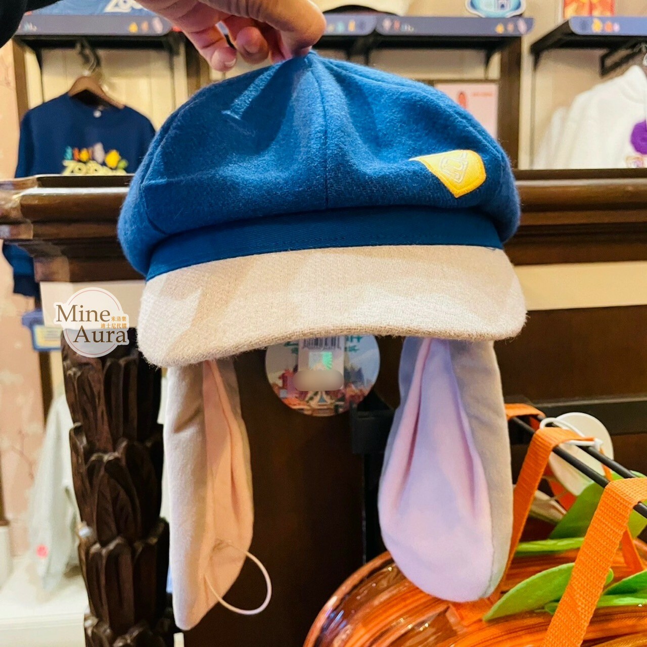 童心系列 哈茱蒂 Judy 兔 立體耳朵造型 報童帽 帽子 動物方城市 Zootopia -上海迪士尼樂園