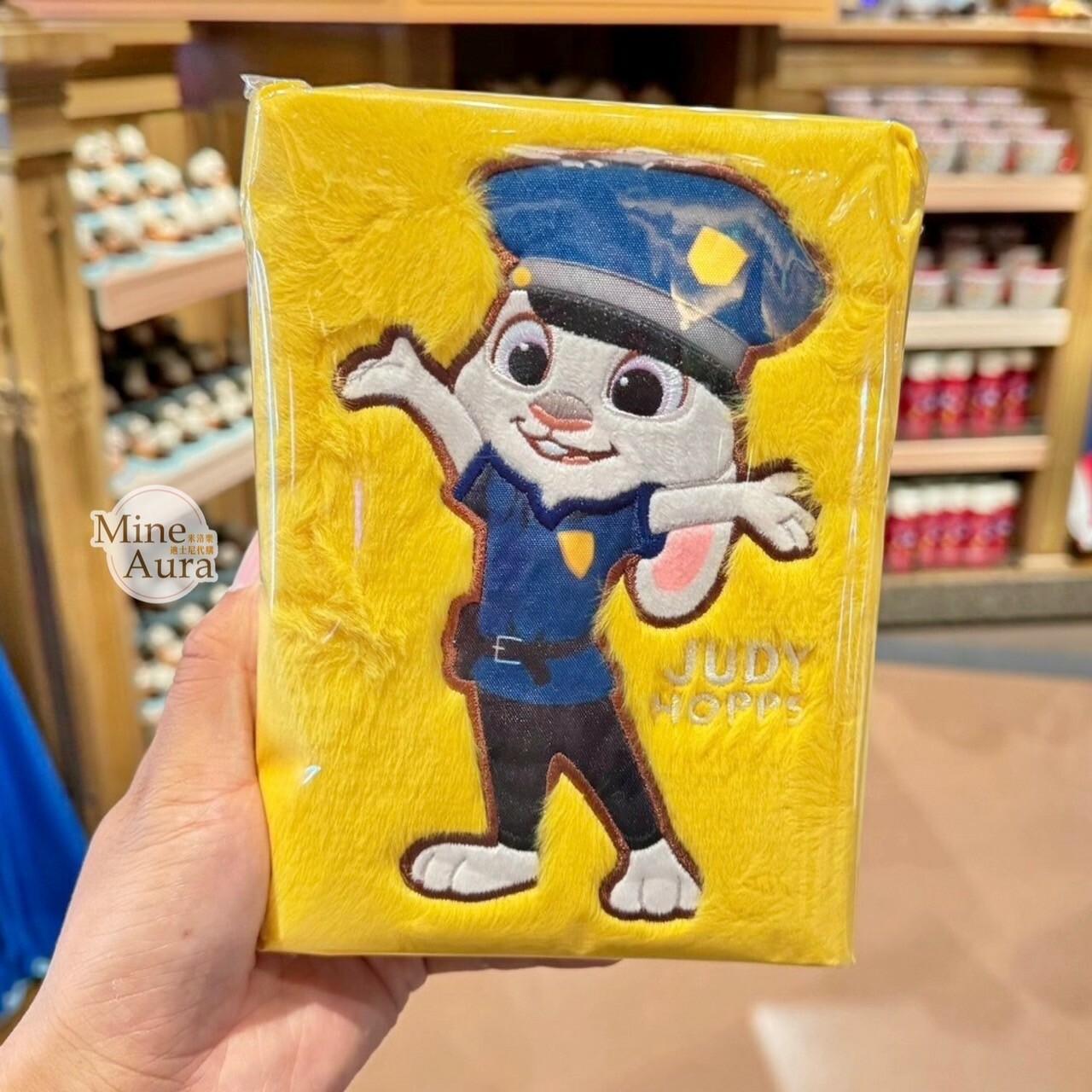 童心系列 哈茱蒂 Judy 兔 絨毛 毛毛造型 筆記本 記事本 動物方城市 Zootopia -上海迪士尼樂園