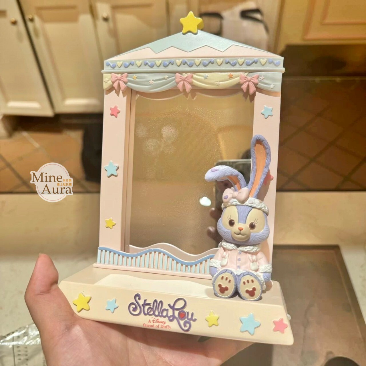 (限時特價) 暖暖家居 史黛拉露 星黛露 StellaLou 星星 造型桌鏡 擺飾品 -上海迪士尼樂園