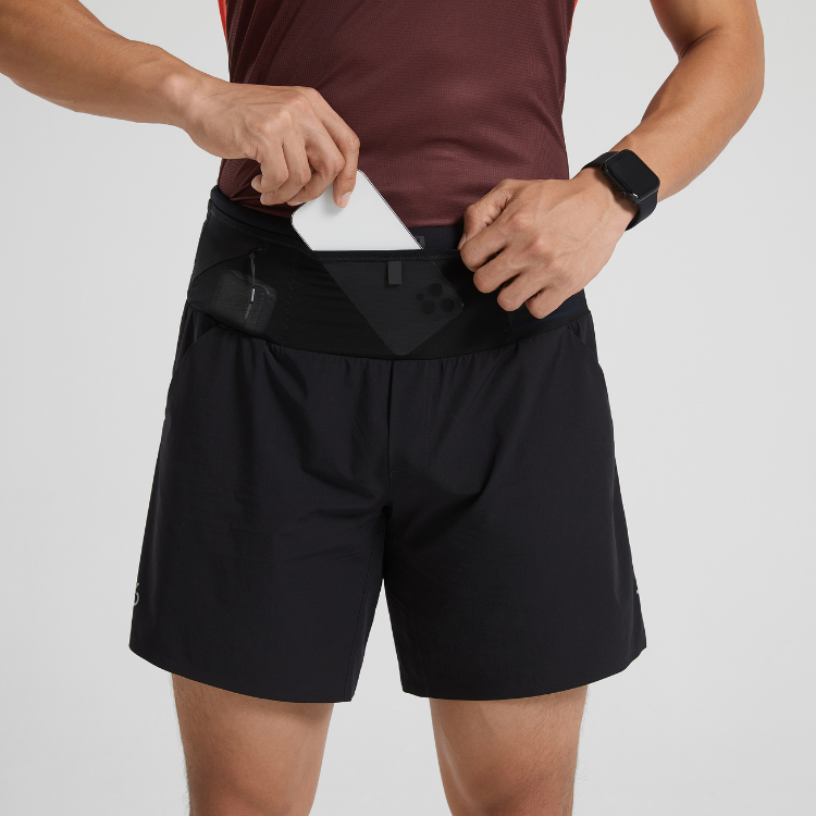FlipBelt飛力跑空氣腰包男生短褲 7"