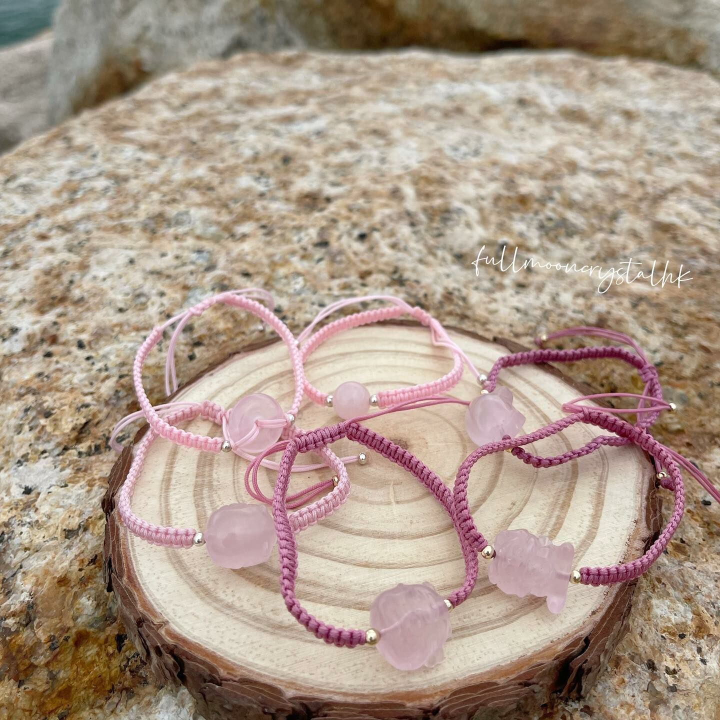 粉晶系列手繩