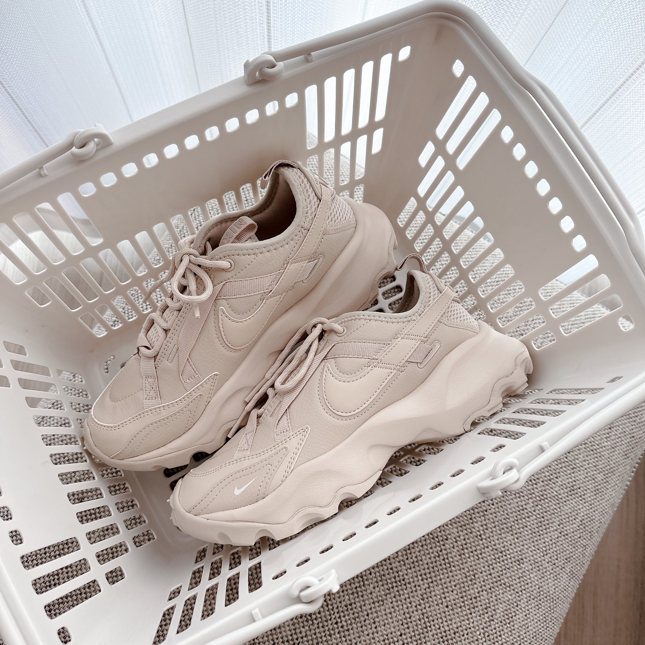 (24.5cm) Nike TC 7900 奶茶沙色仙女鞋