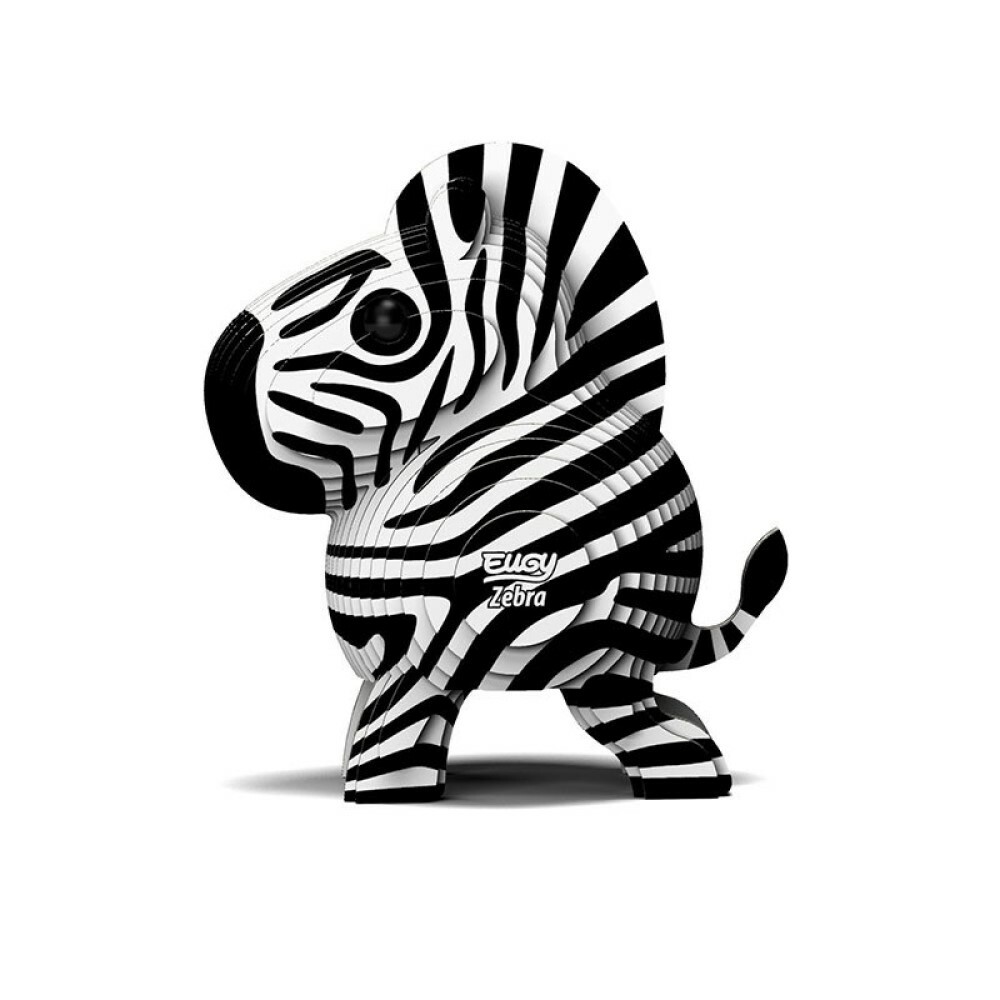 EUGY 3D Cardboard Kit Set Model - 011 Zebra