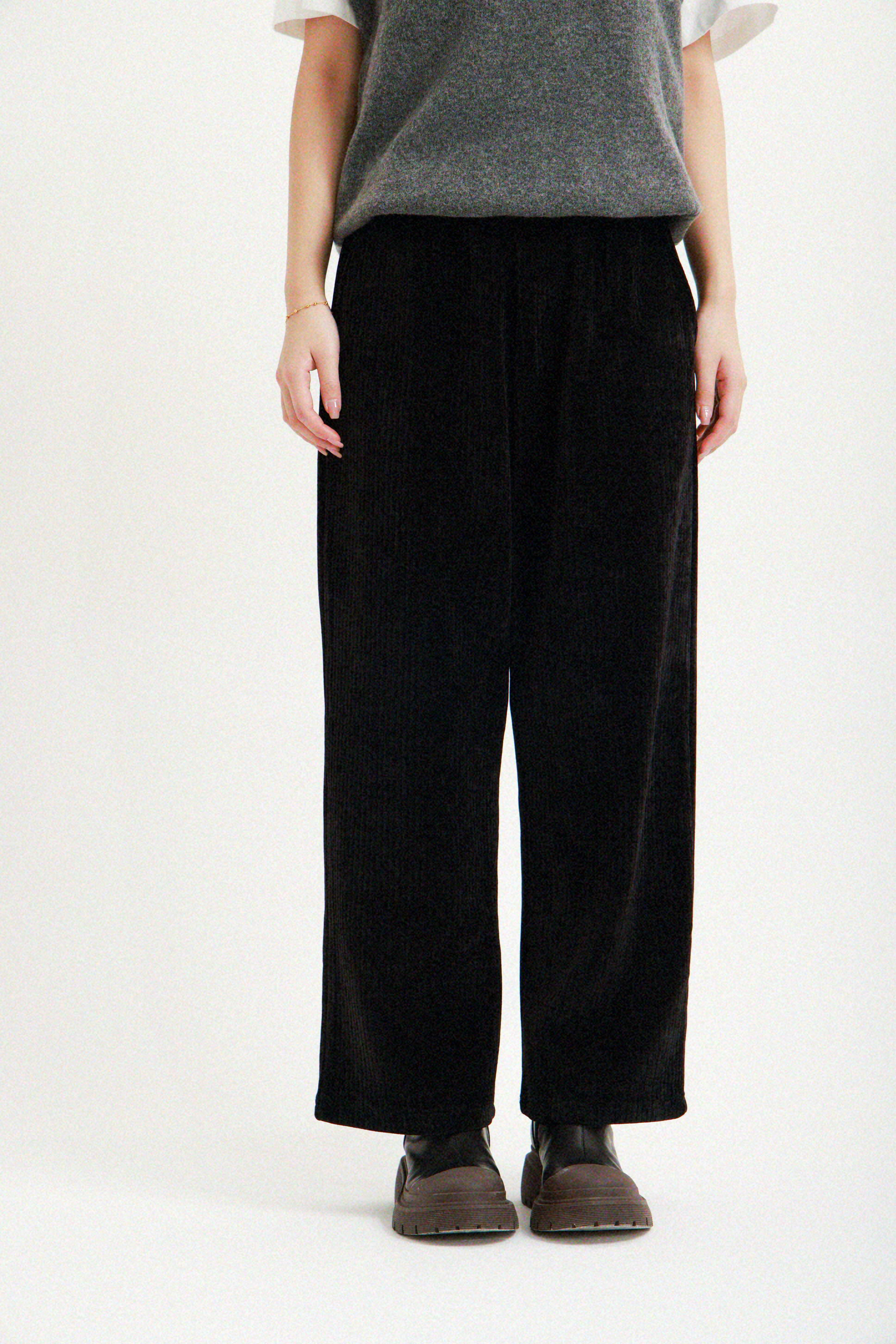 燈芯絨休閒闊褲（現貨款式）