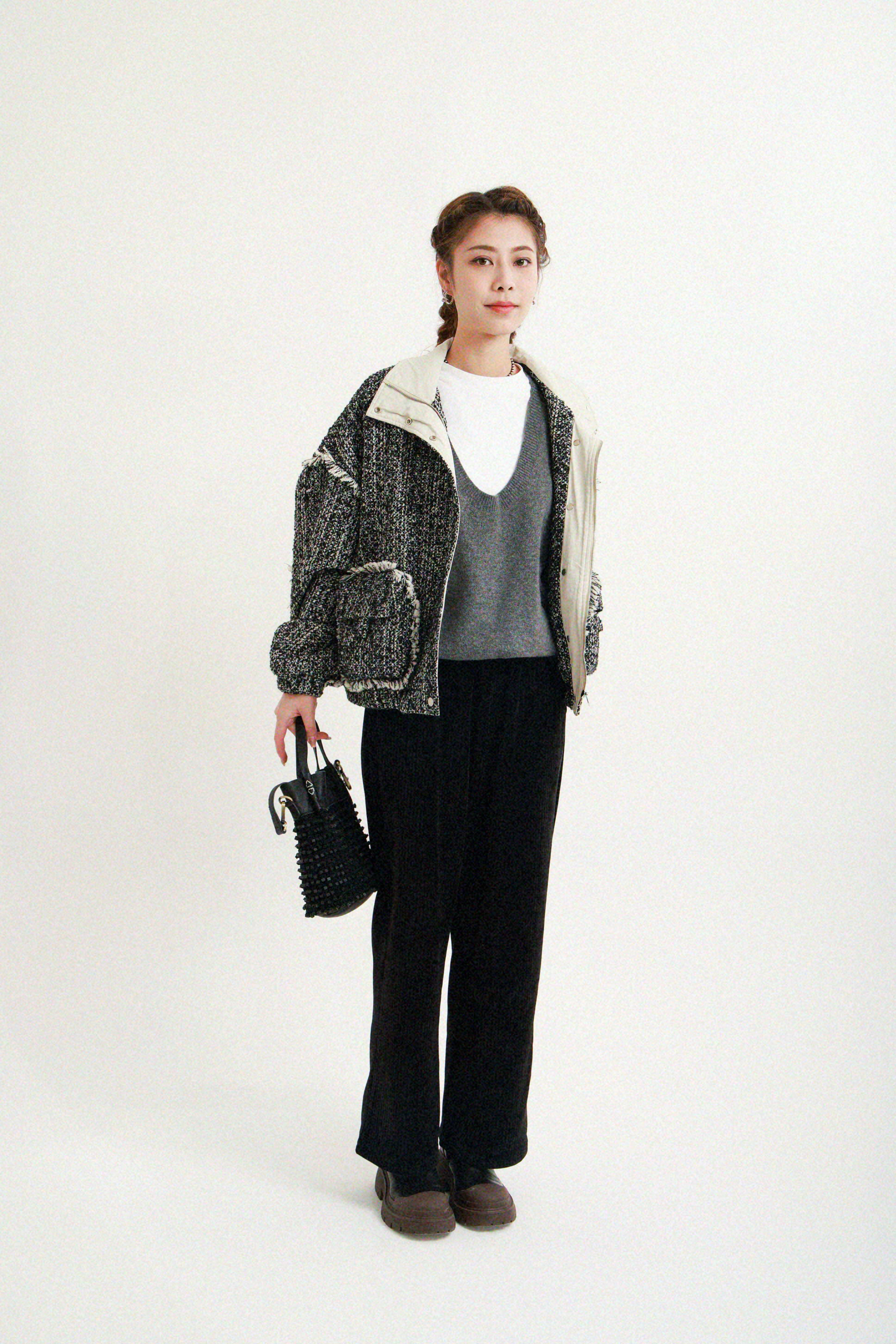 燈芯絨休閒闊褲（現貨款式）