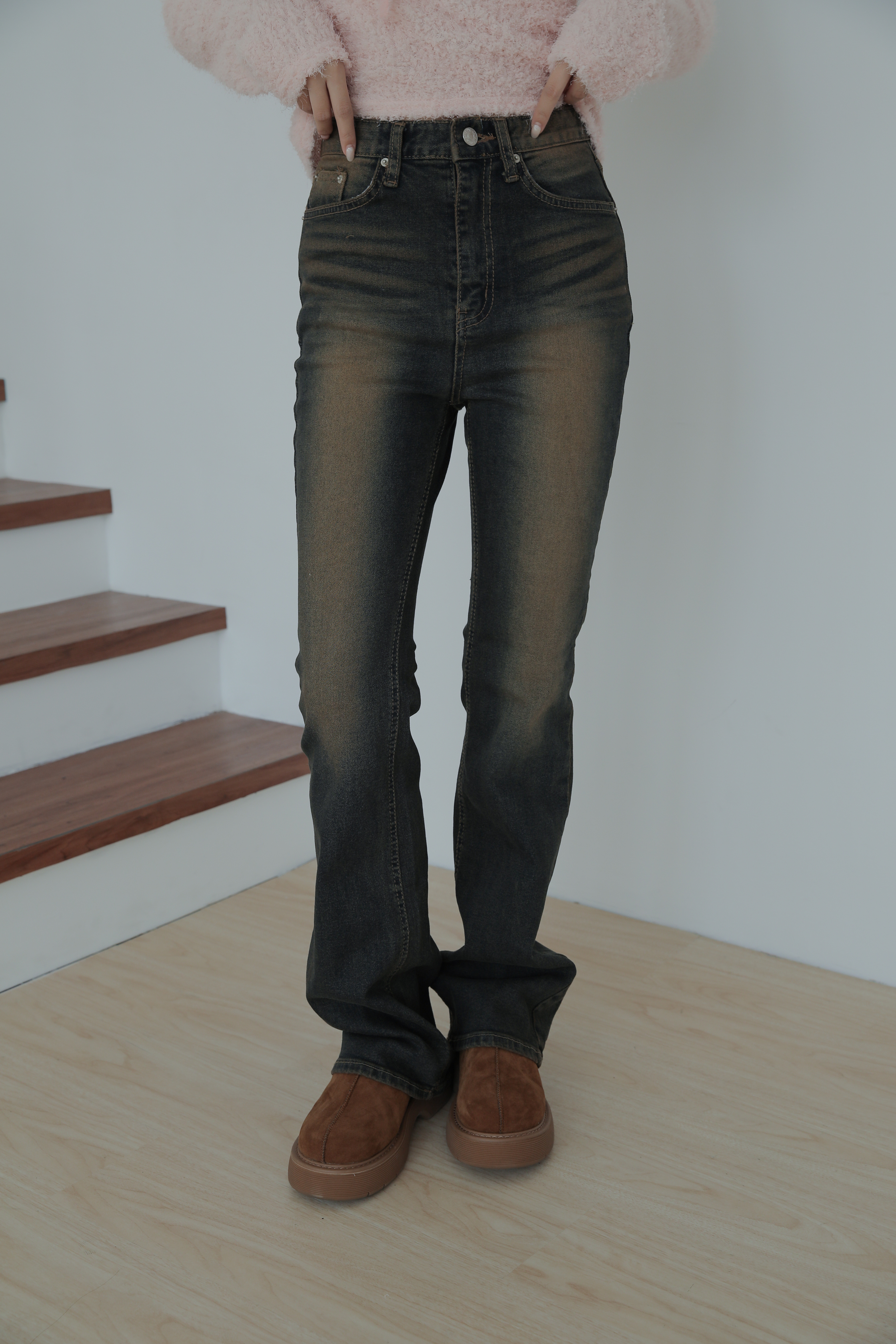 Rento Boot Cut Denim Pants #靴型褲