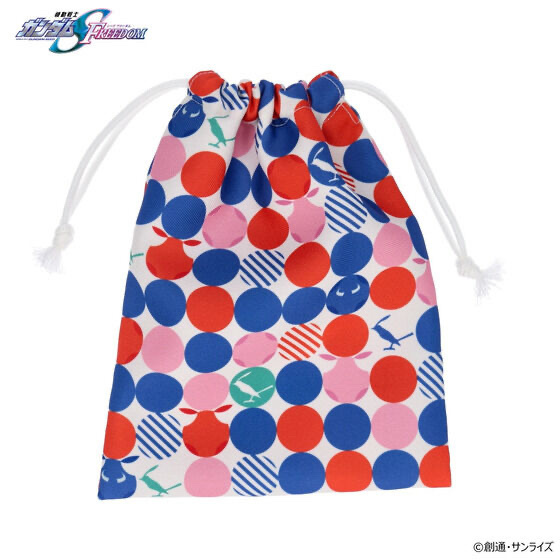 Pbandai 預訂2024/4月 機動戦士ガンダムSEED FREEDOM ハロ・トリィ・ブルー ドットアイテム 巾着