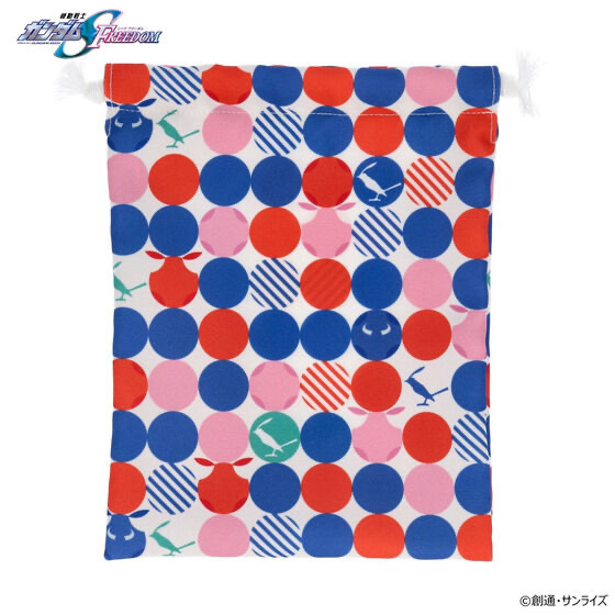 Pbandai 預訂2024/4月 機動戦士ガンダムSEED FREEDOM ハロ・トリィ・ブルー ドットアイテム 巾着