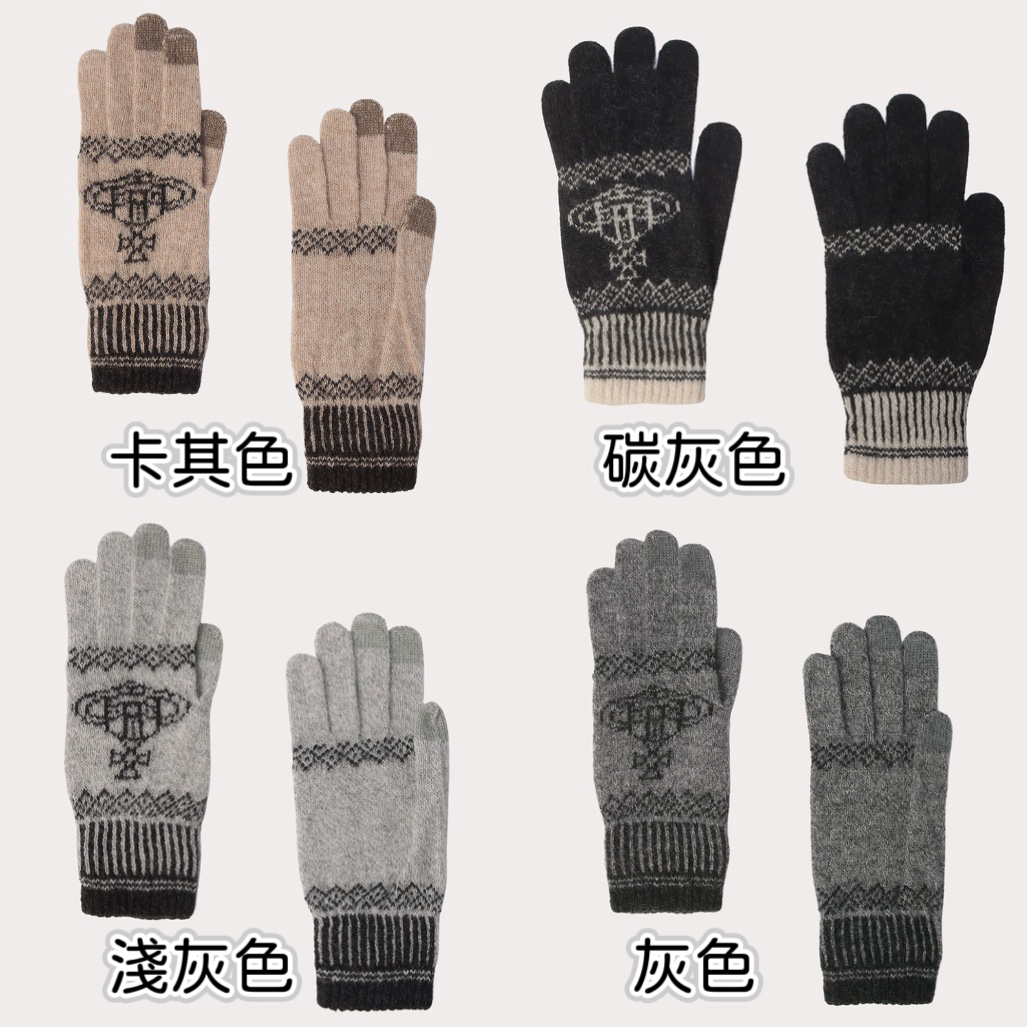 現貨┃日本製 Vivienne Westwood 觸控 手套 羊毛 羊駝毛 保暖