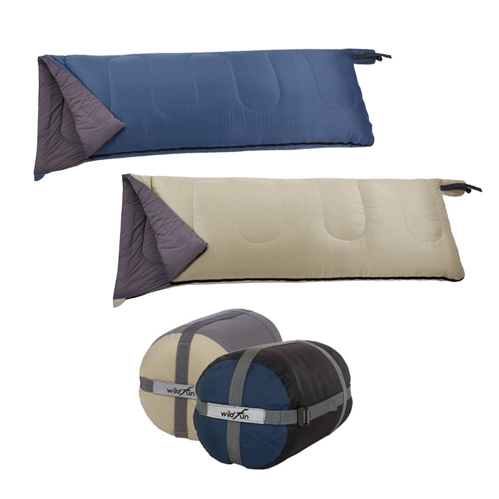 野放WildFun 輕巧方形睡袋－(2色)