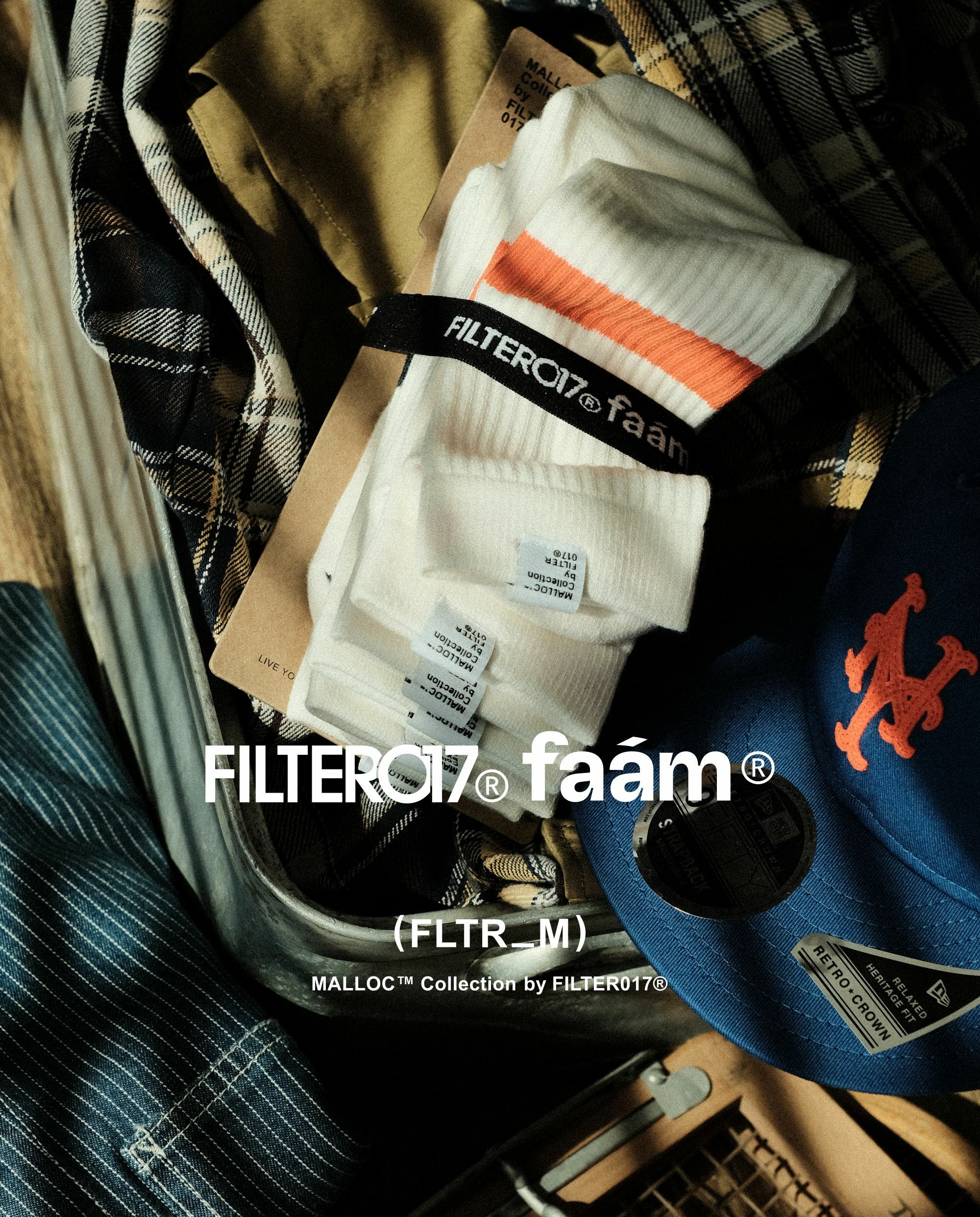 faam Striped Crew Socks - 條紋針織運動襪 (三入組)