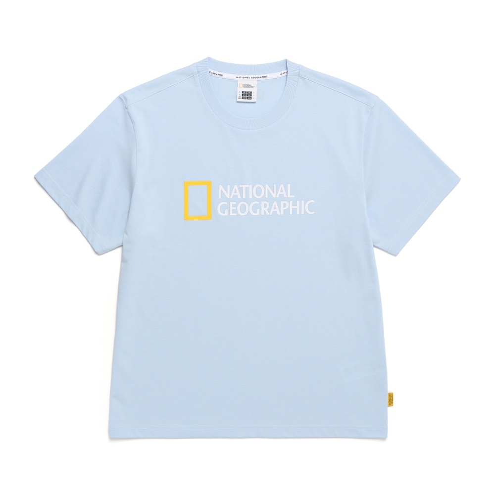 NATIONAL GEOGRAPHIC★スモールロゴ長袖ラウンドTシャツ_4色 National Geographic Apparel