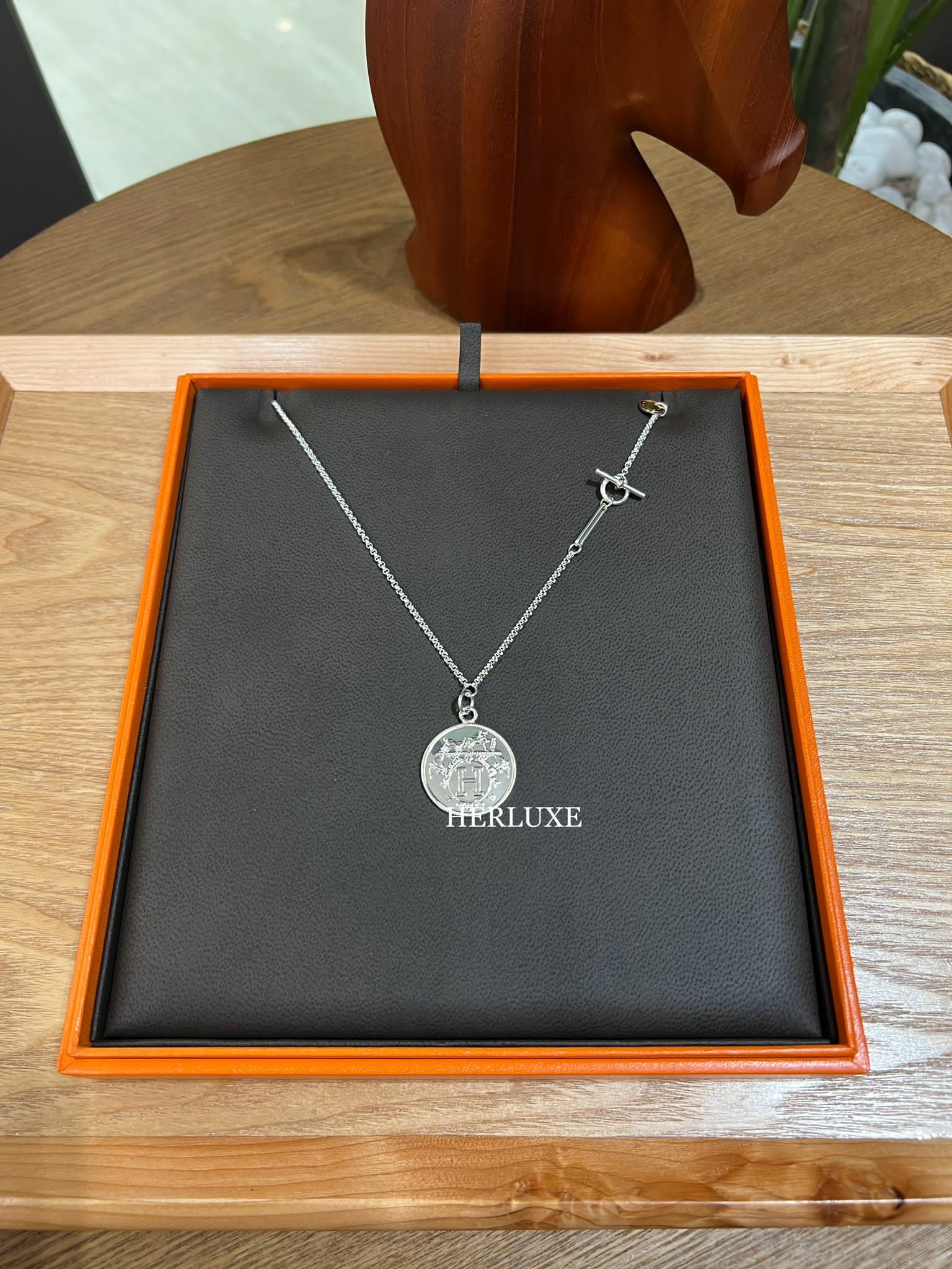 Ex libris pendant 925 silver necklace pm