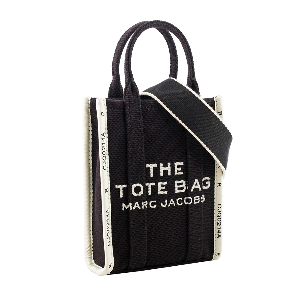 【MARC JACOBS】THE JACQUARD TOTE 雙色迷你手機托特包