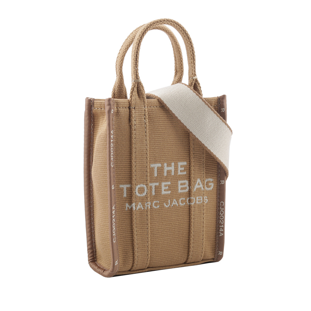 【MARC JACOBS】THE JACQUARD TOTE 雙色迷你手機托特包