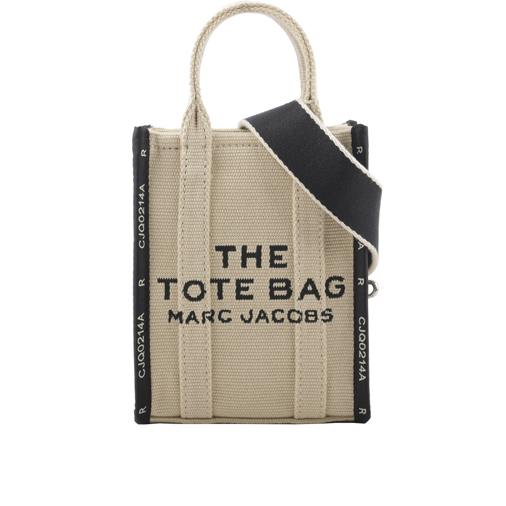 【MARC JACOBS】THE JACQUARD TOTE 雙色迷你手機托特包